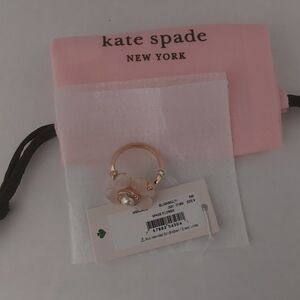 Kate Spade Rose Gold Ring (Spade Flower)
